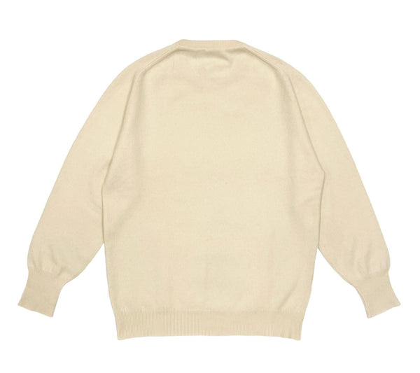 Chanel Beige Cashmere Logo Pullover