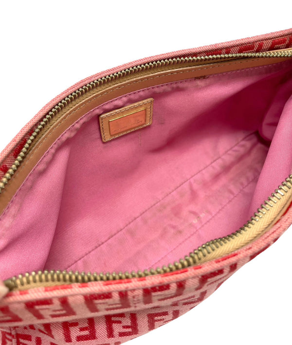 Fendi Pink Monogram Shoulder Bag