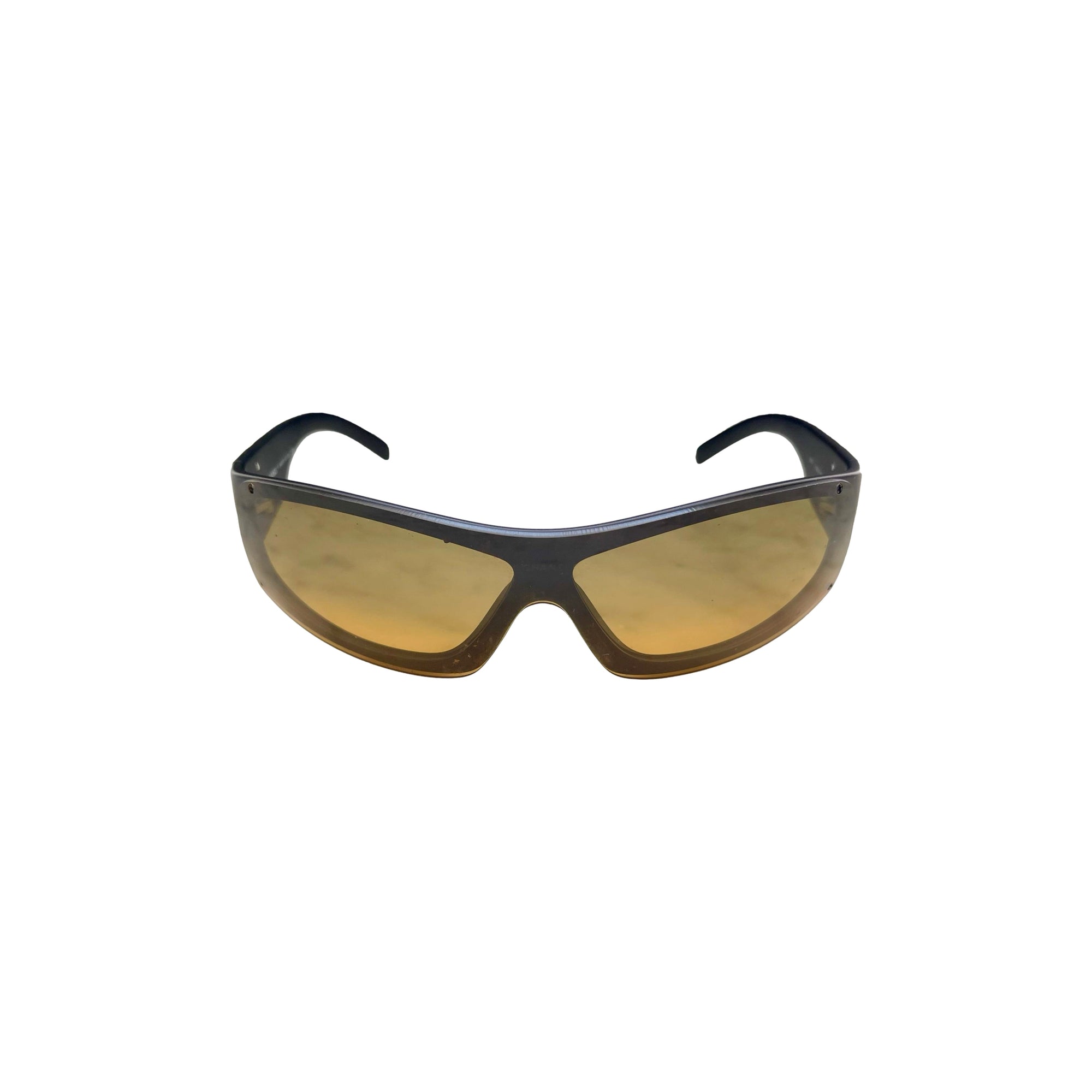 Chanel Matte Black Neon Sunglasses