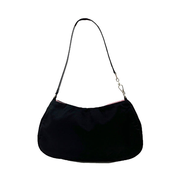 Prada Black Nylon Mini Shoulder Bag