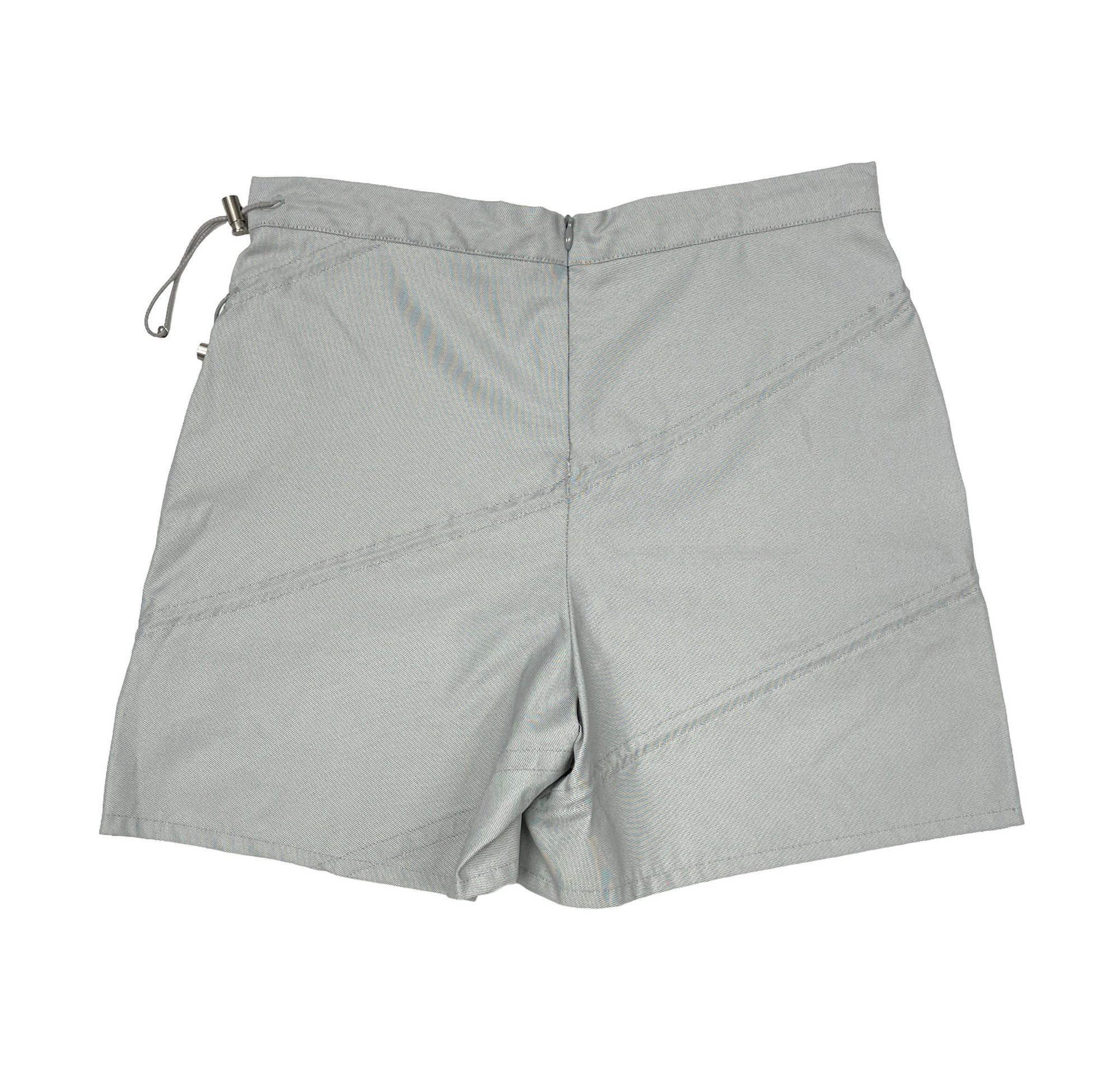 Chanel Grey Logo Shorts