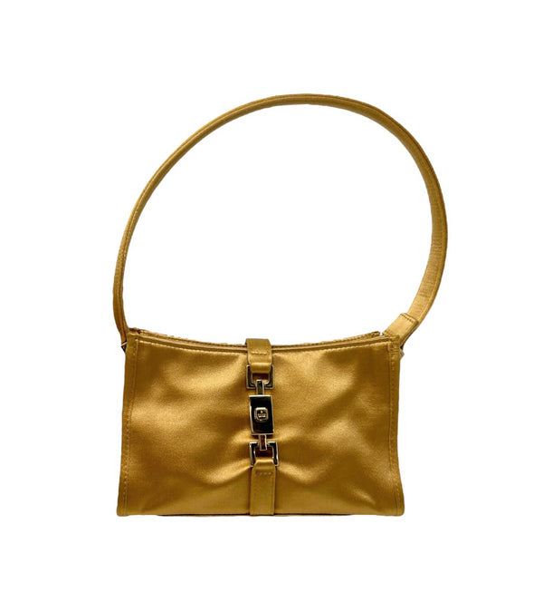 Gucci Gold Satin Mini Jackie Bag