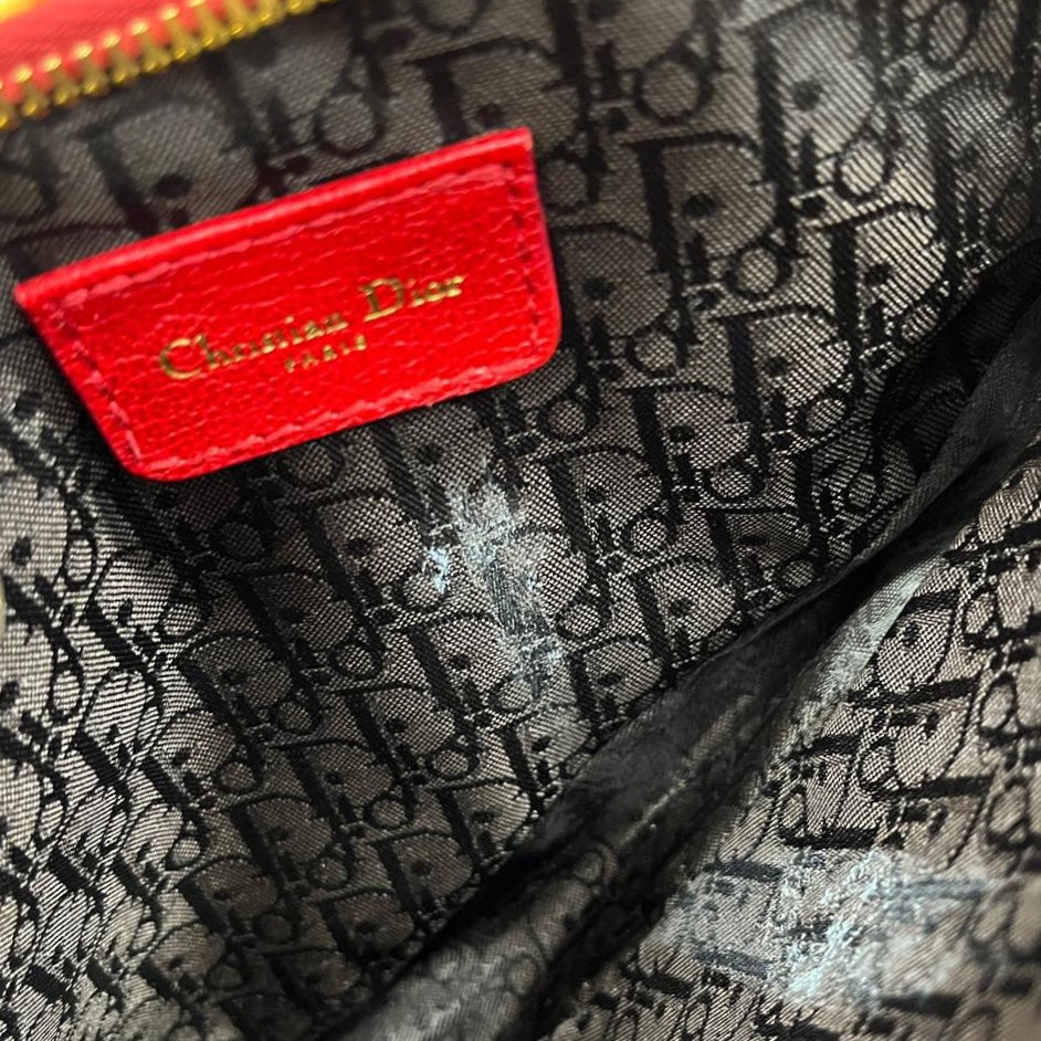 Dior Cheetah Print Mini Saddle Bag