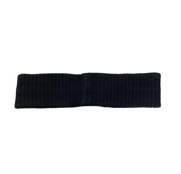 Chanel Black Logo Headband