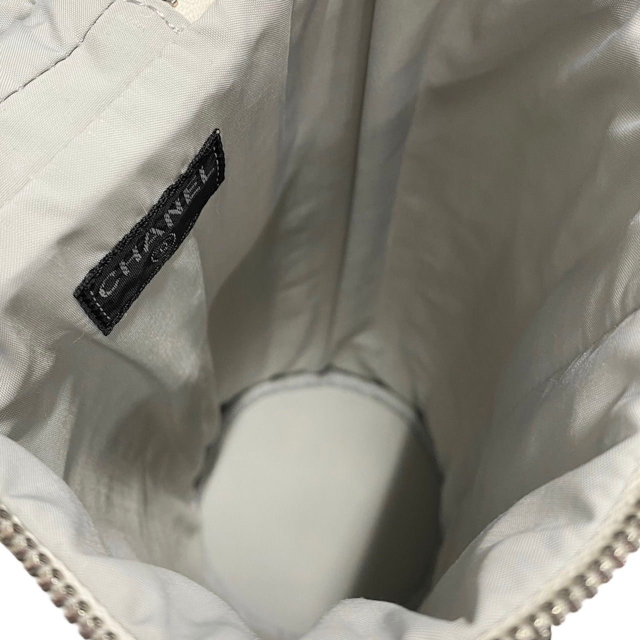 Chanel Sport White Nylon Bottle Crossbody Bag