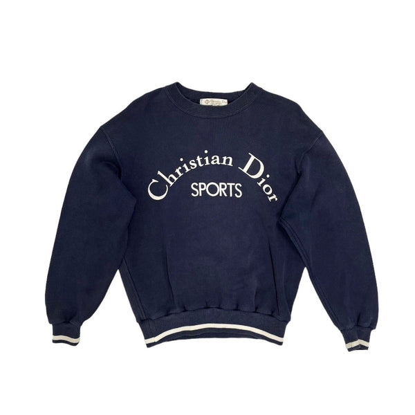 Dior Sports Navy Logo Sweatshirt