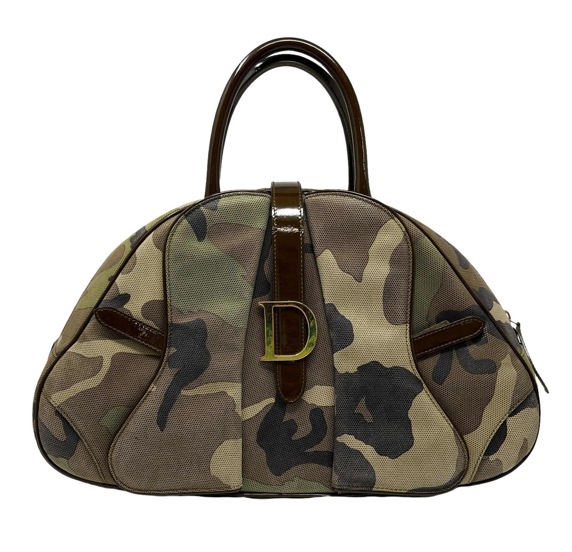 Dior Camo Bowler Bag
