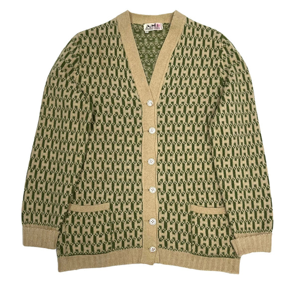 Hermes Green Logo Cardigan – Treasures of NYC