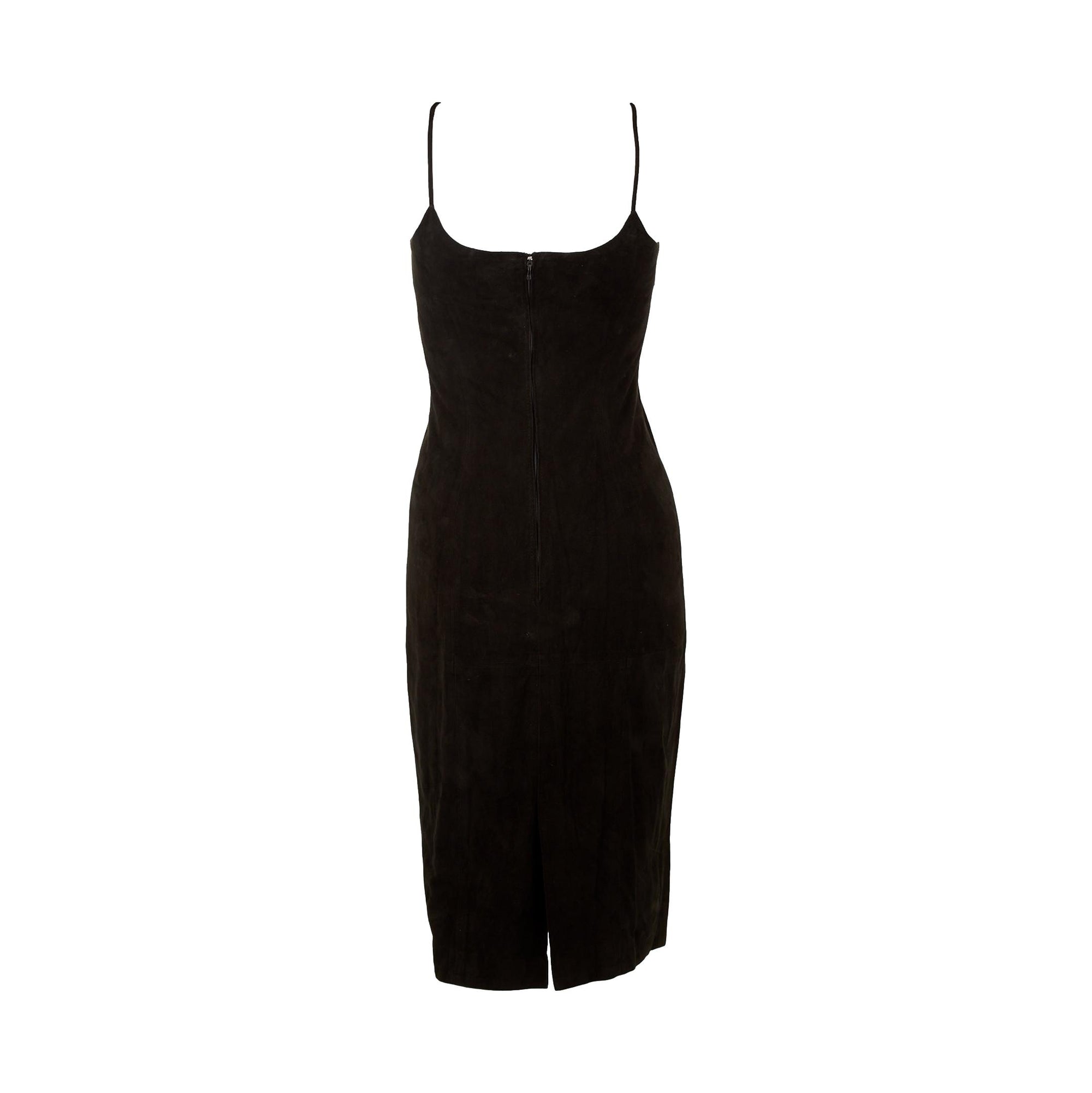 Gucci Black Suede Dress