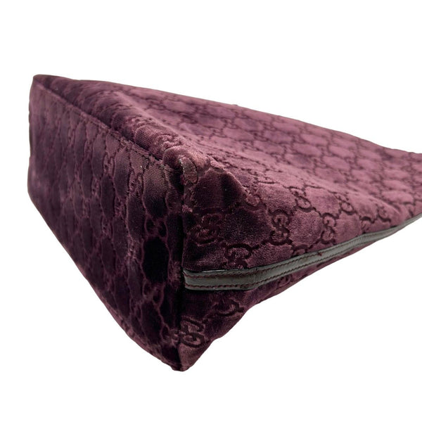 Gucci Purple Velvet Shoulder Bag