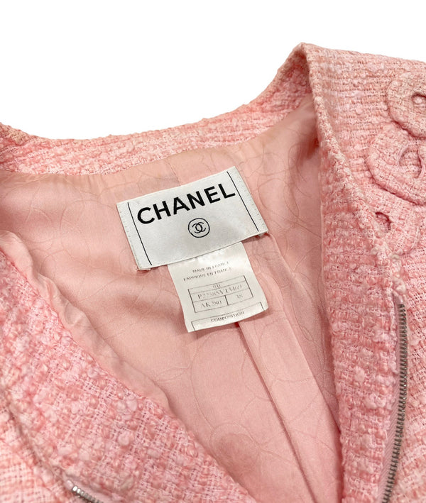 Chanel Pink Tweed Coco Jacket