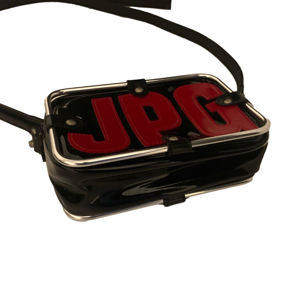 Jean Paul Gaultier Black Patent Crossbody - Handbags