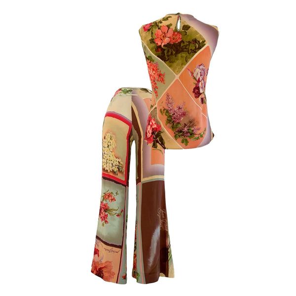 Jean Paul Gaultier Floral Silk Set - Apparel