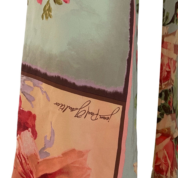 Jean Paul Gaultier Floral Silk Set - Apparel