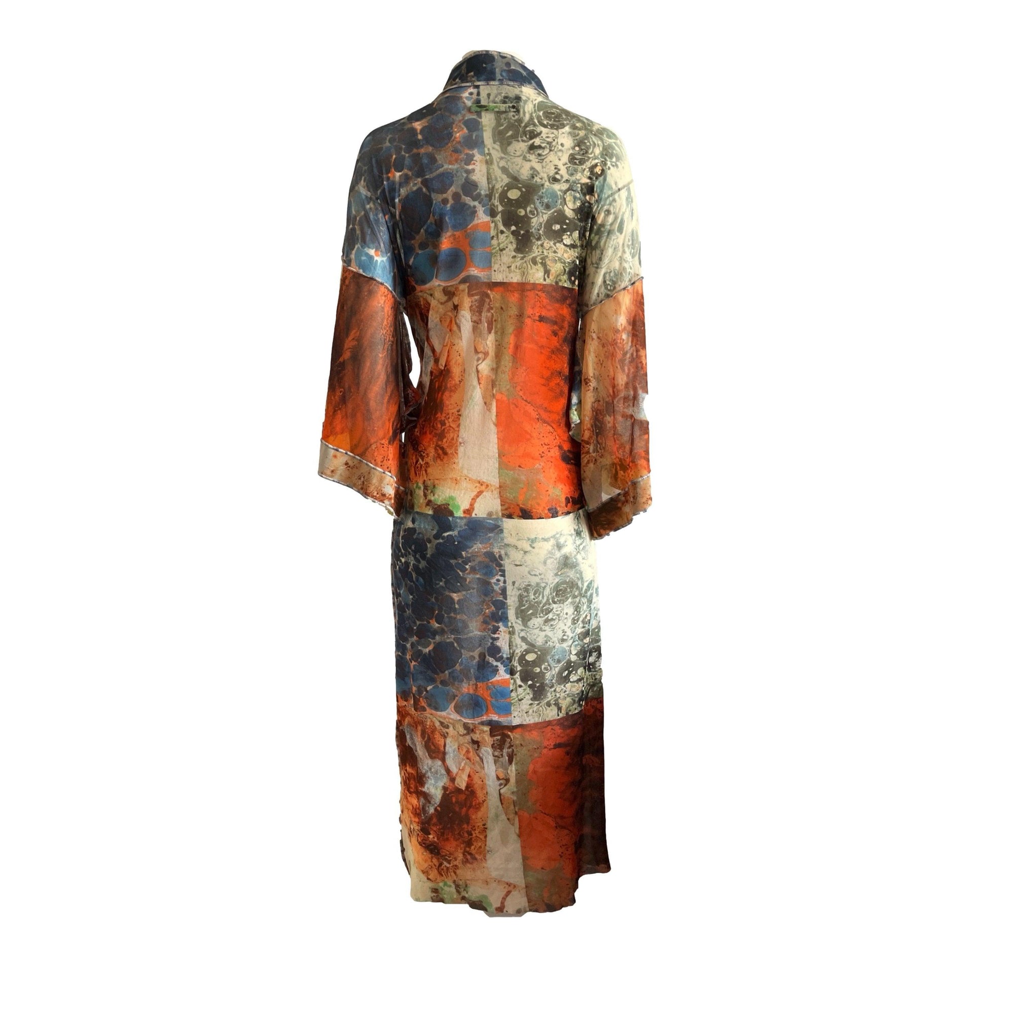 Jean Paul Gaultier Multicolor Sheer Robe - Apparel