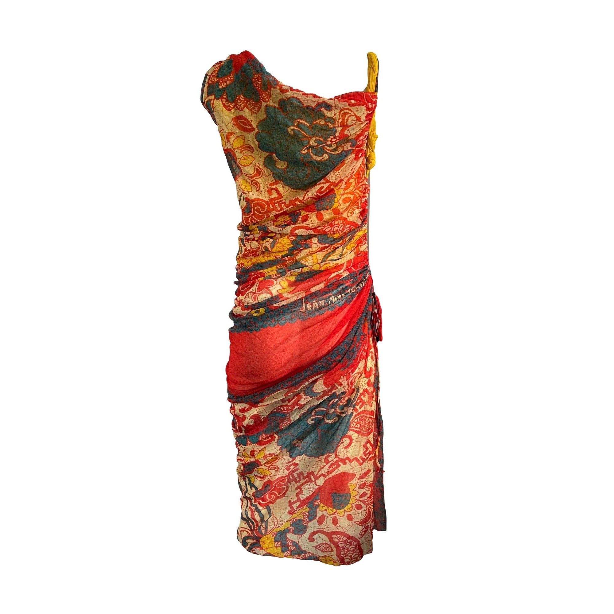 Jean Paul Gaultier Print Ruched Dress - Apparel