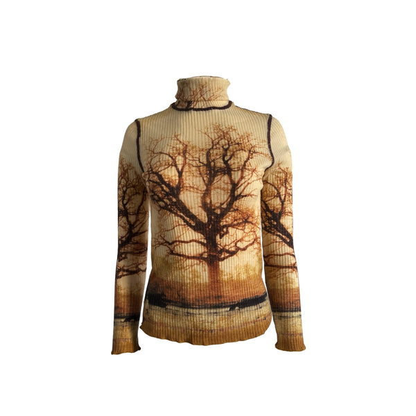 Treasures of NYC - Jean Paul Gaultier Tree Print Ribbed