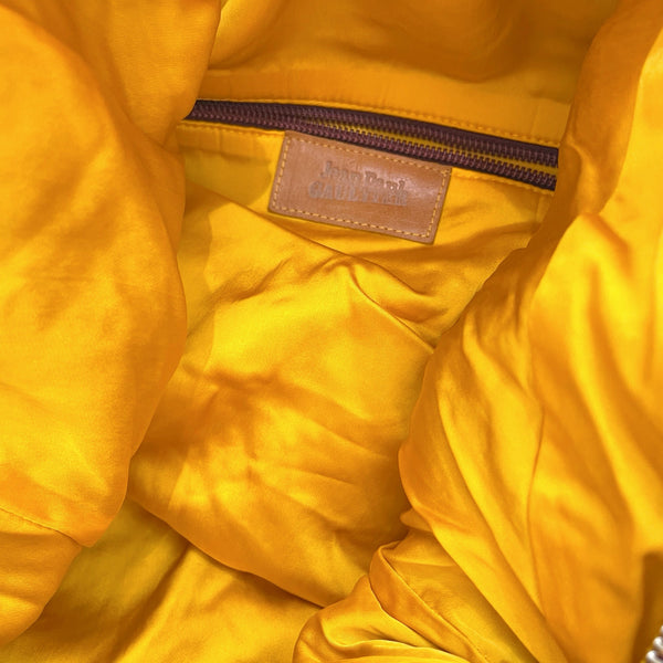 Jean Paul Gaultier Yellow Jumbo Messenger Bag - Handbags