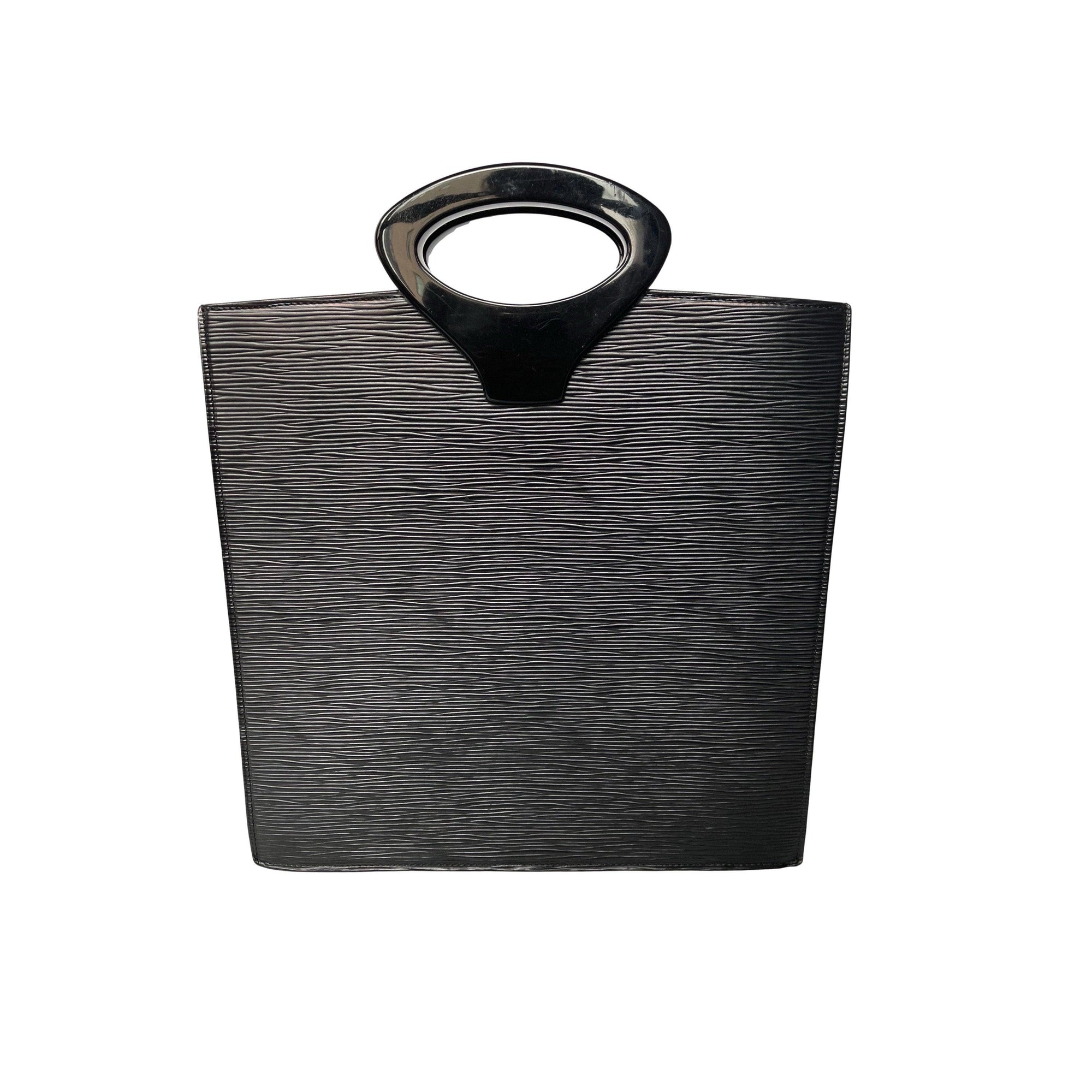 Louis Vuitton Black Epi Leather Top Handle - Handbags