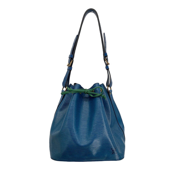 Louis Vuitton Blue Epi Leather Bucket Bag - Handbags