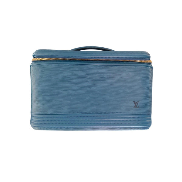 Louis Vuitton Blue Epi Vanity Bag - Handbags
