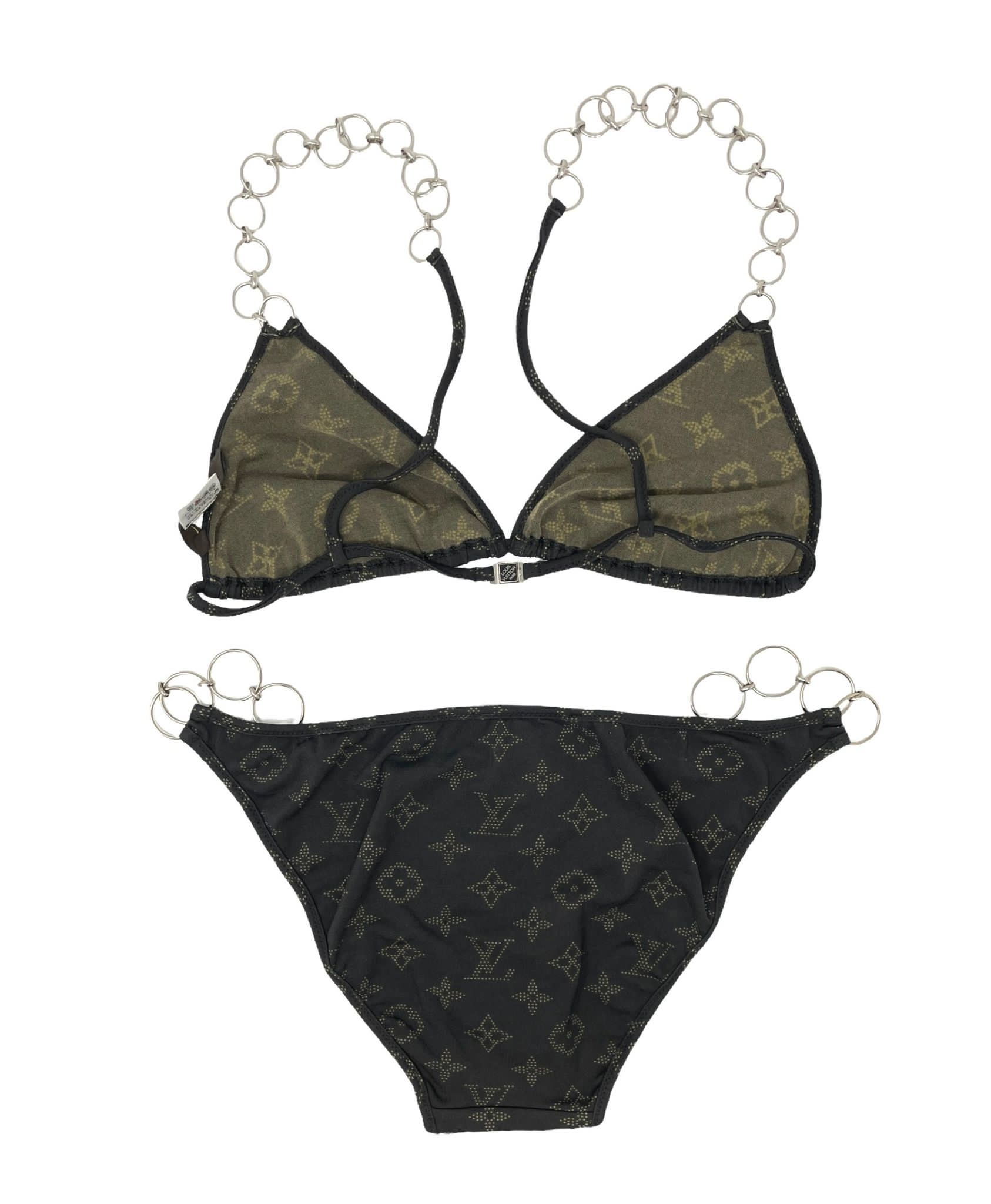 Vintage Louis Vuitton Brown Chain Logo Bikini – Treasures of NYC