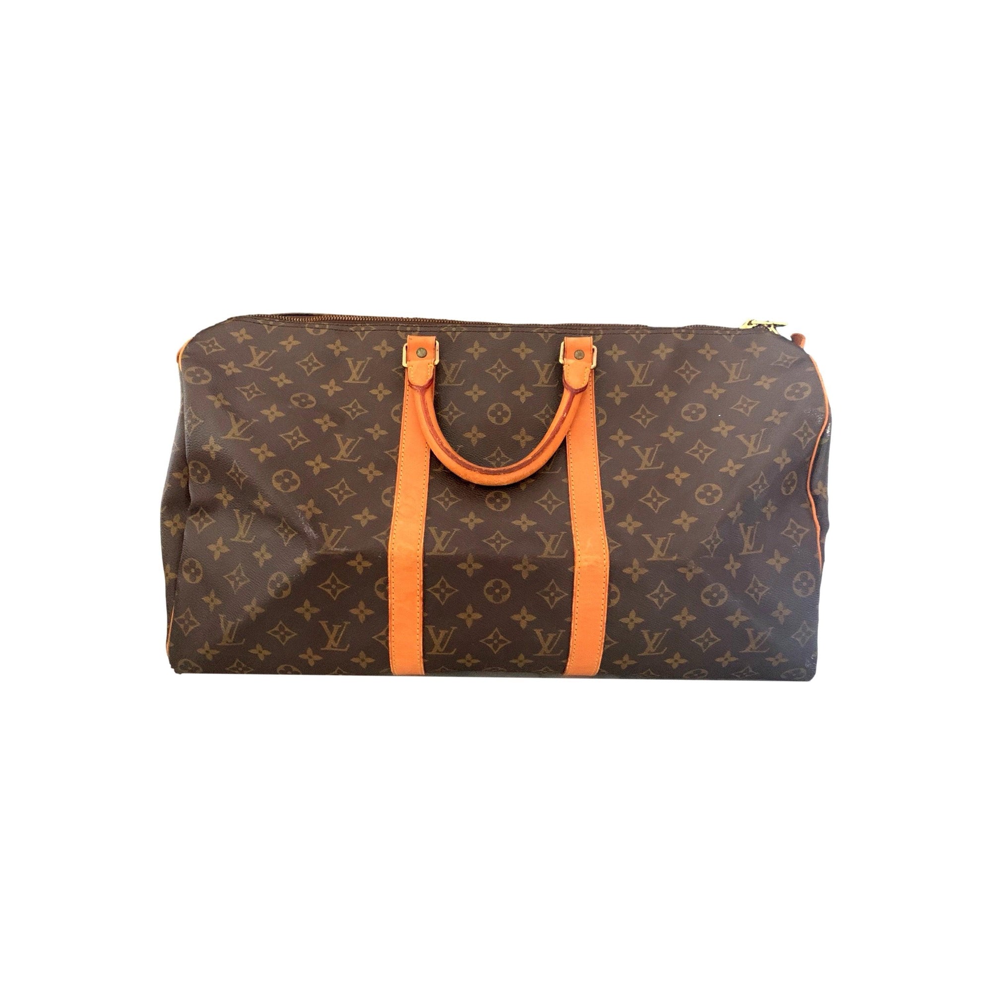 Louis Vuitton Brown Monogram Keepall 50 - Handbags
