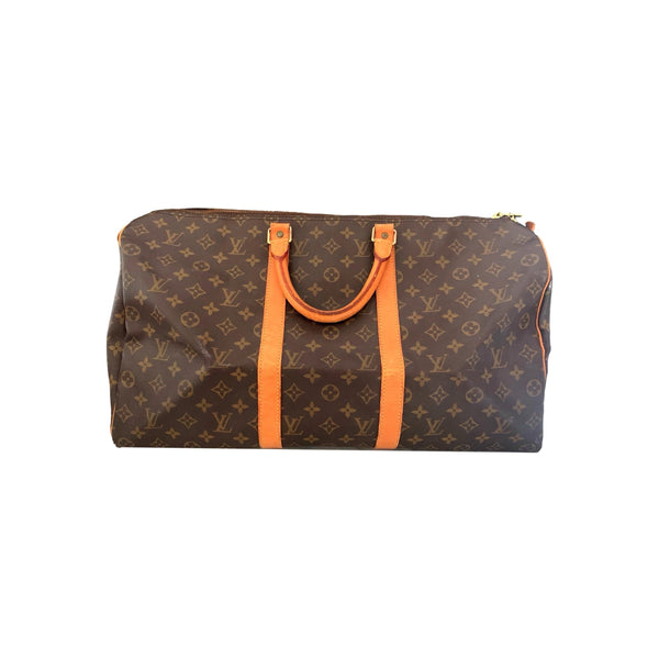 Louis Vuitton Brown Monogram Keepall 50 - Handbags