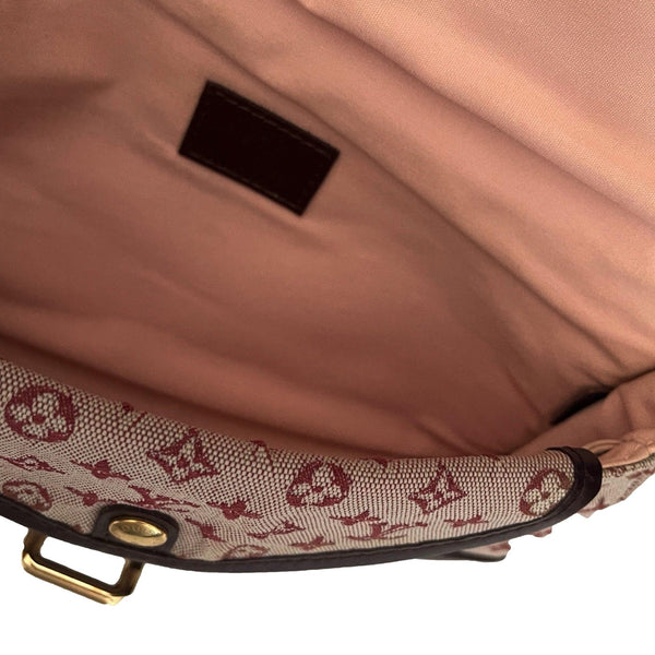 Louis Vuitton Burgundy Monogram Canvas Shoulder Bag - 
