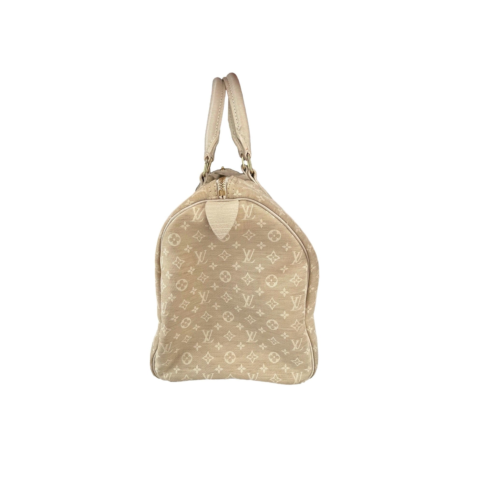 Louis Vuitton Cream Monogram Canvas Speedy - Handbags