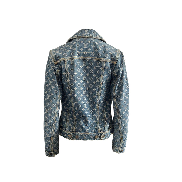 Monogram Denim Trucker Jacket Supreme Lv Jeans Jacket Treasures Of
