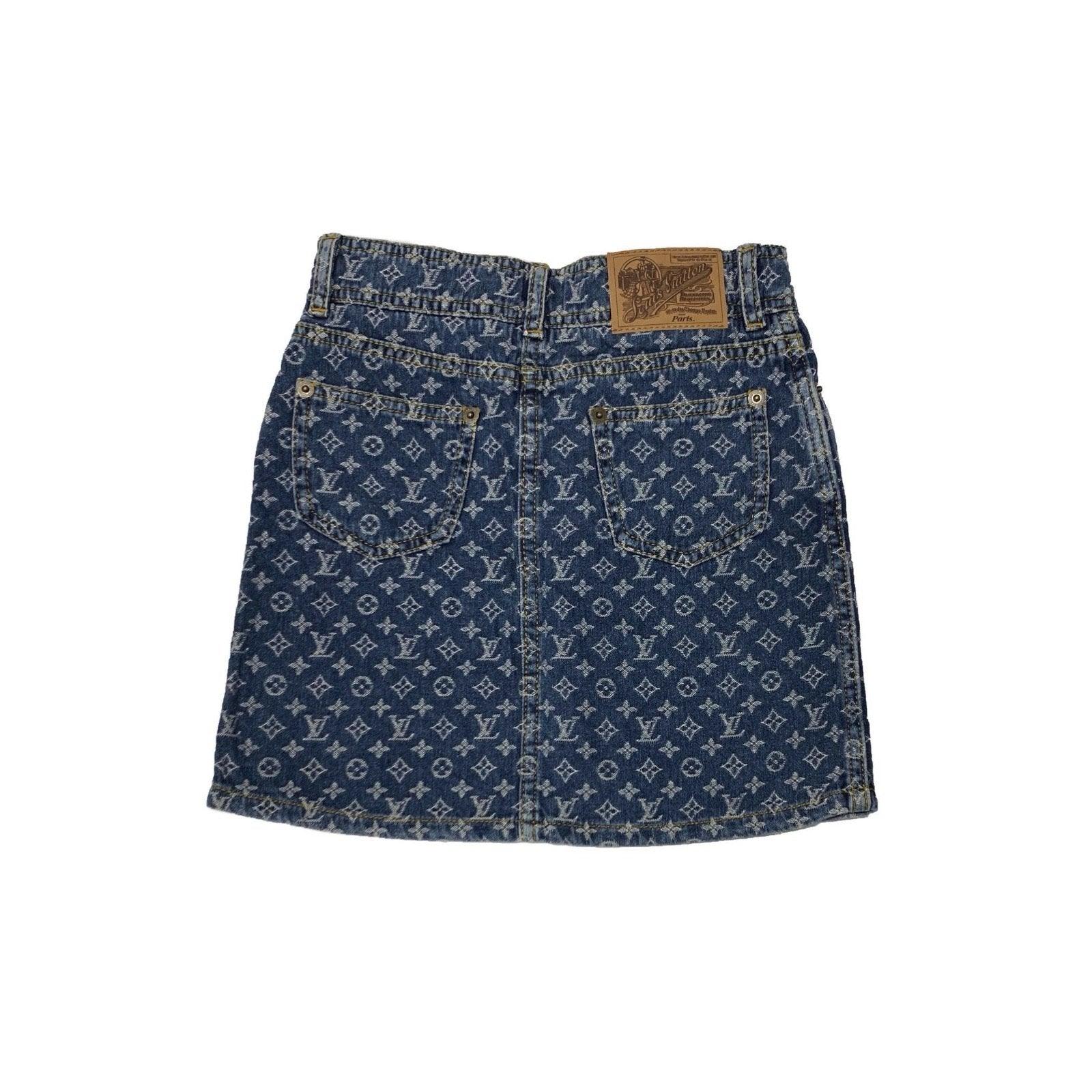 Louis Vuitton Denim Skirt - Apparel