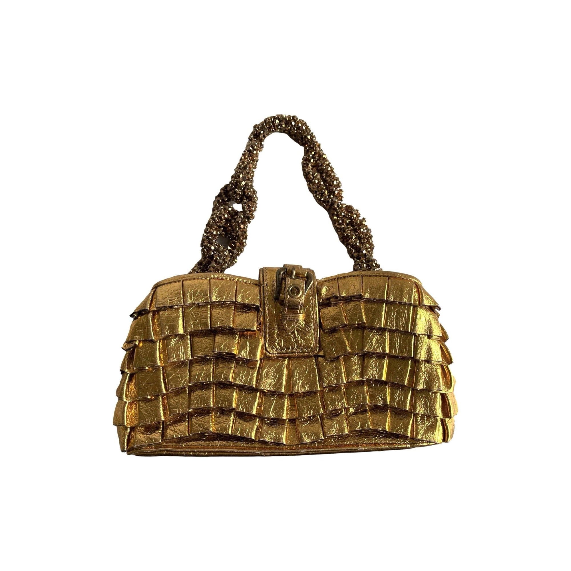 Louis Vuitton Gold Textured Mini Bag