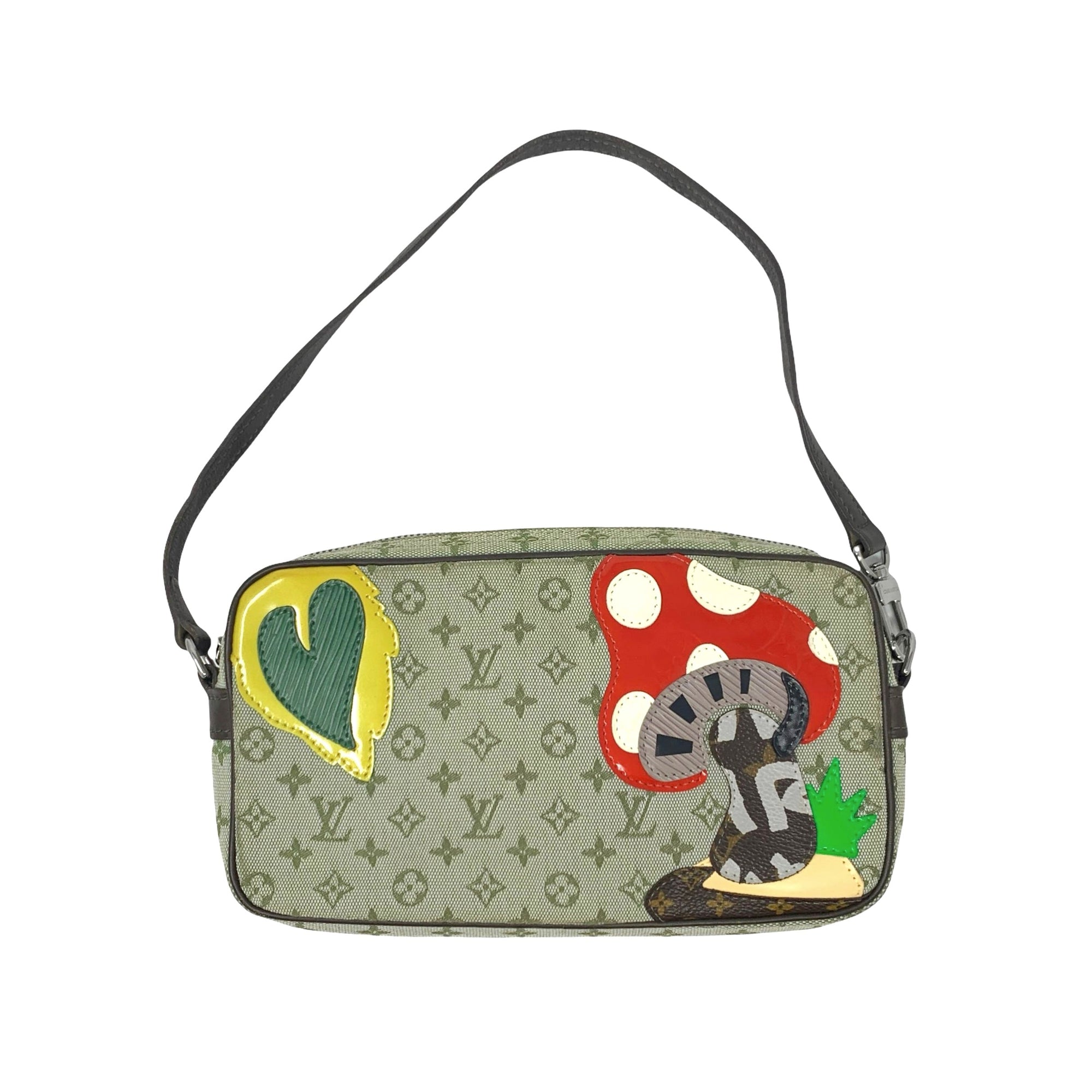Louis Vuitton Green Monogram Mushroom Shoulder Bag - 