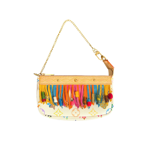 Louis Vuitton Multicolor Fringe Mini Chain Bag