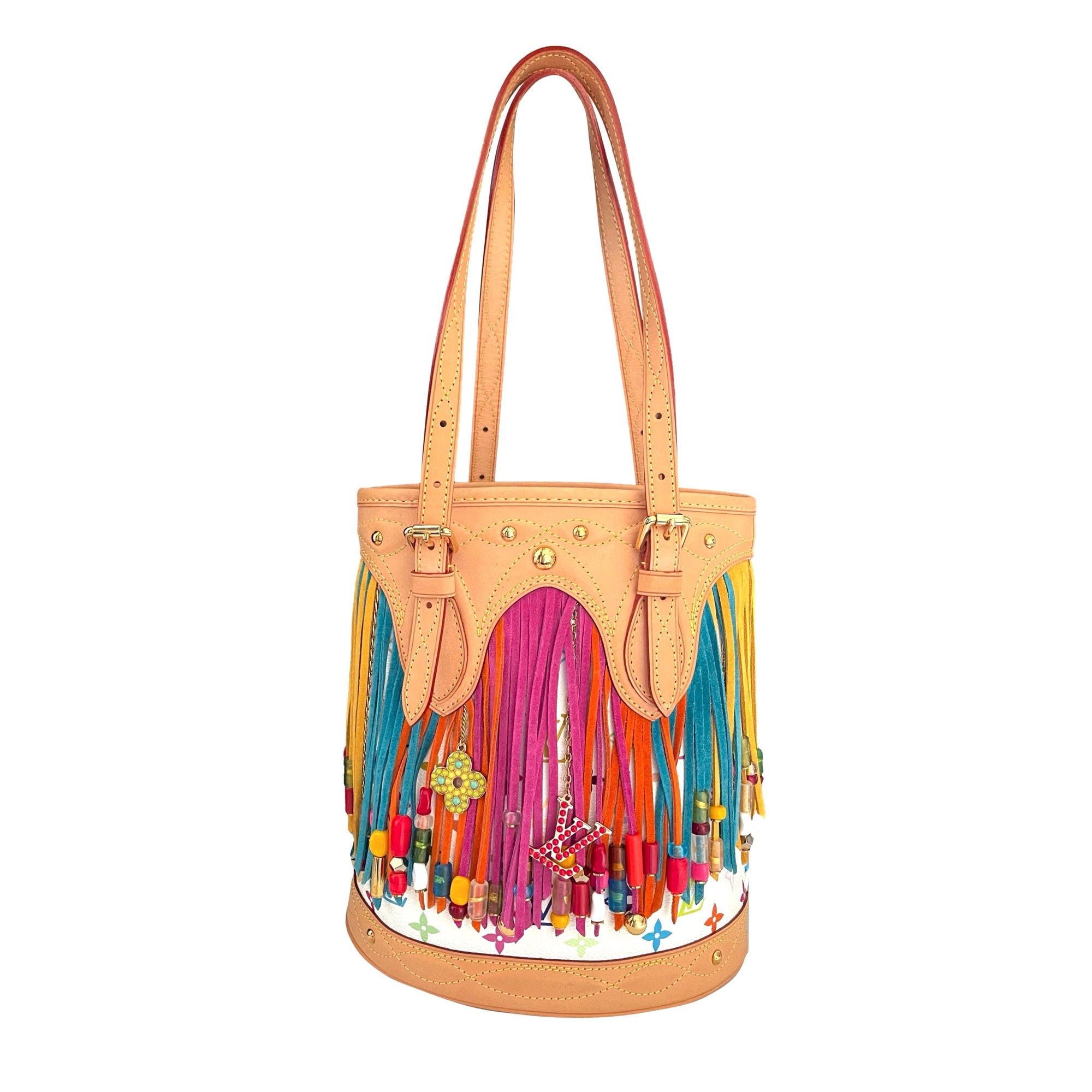 Louis Vuitton Multicolor Fringe Shoulder Bag - Handbags