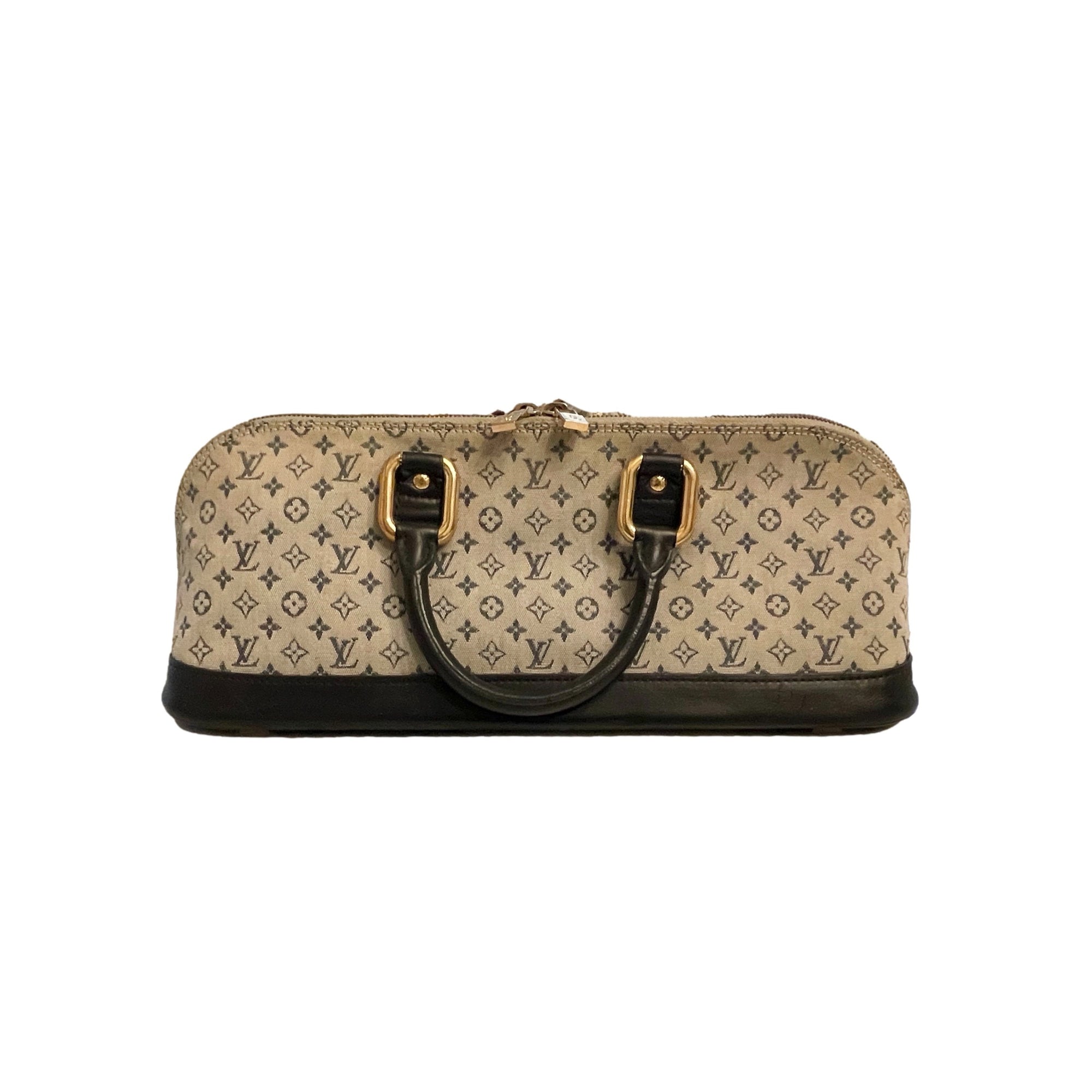 Louis Vuitton Black Monogram Top Handle Bag - Handbags