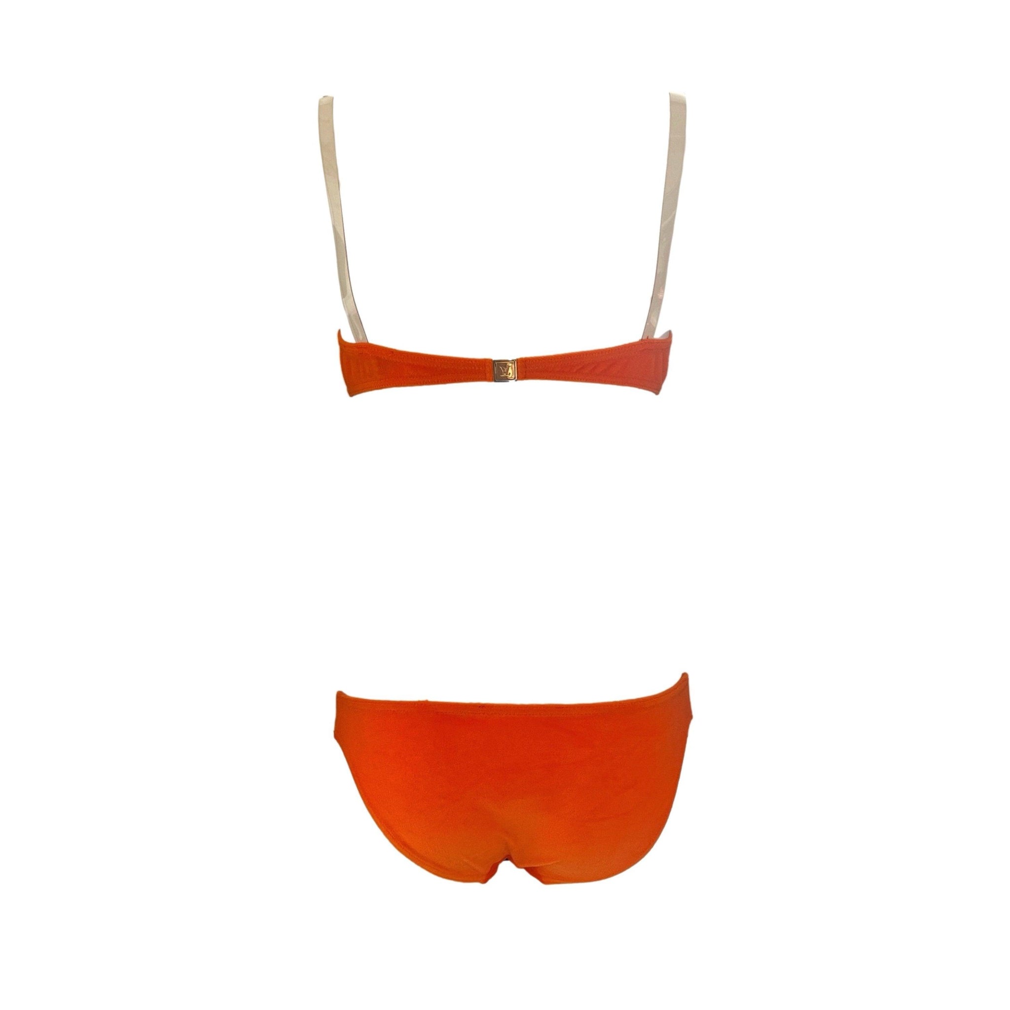 LOUIS VUITTON Vintage Monogram Multicolor Swimwear Bikini Set