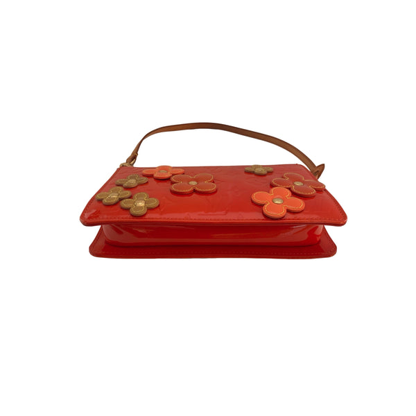 Louis Vuitton Orange Floral Shoulder Bag - Handbags