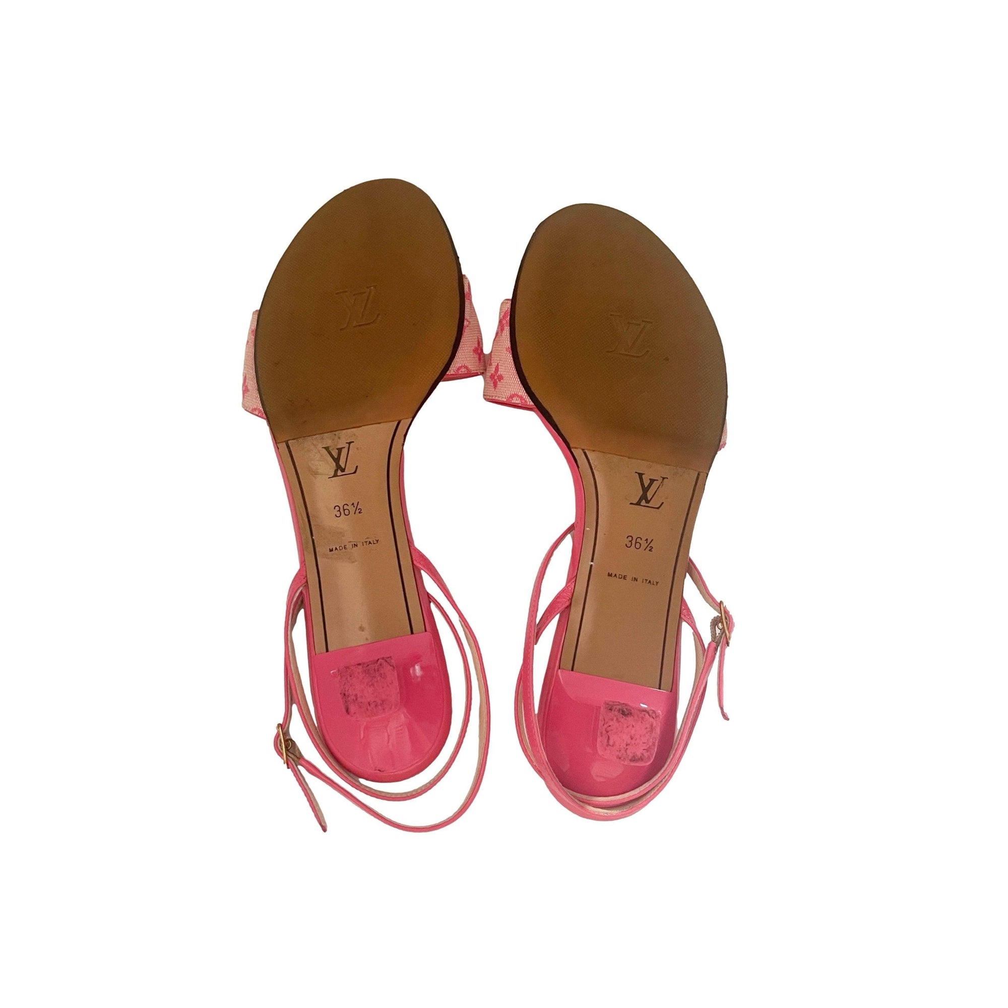 Louis Vuitton Pink Monogram Kitten Heels - Shoes