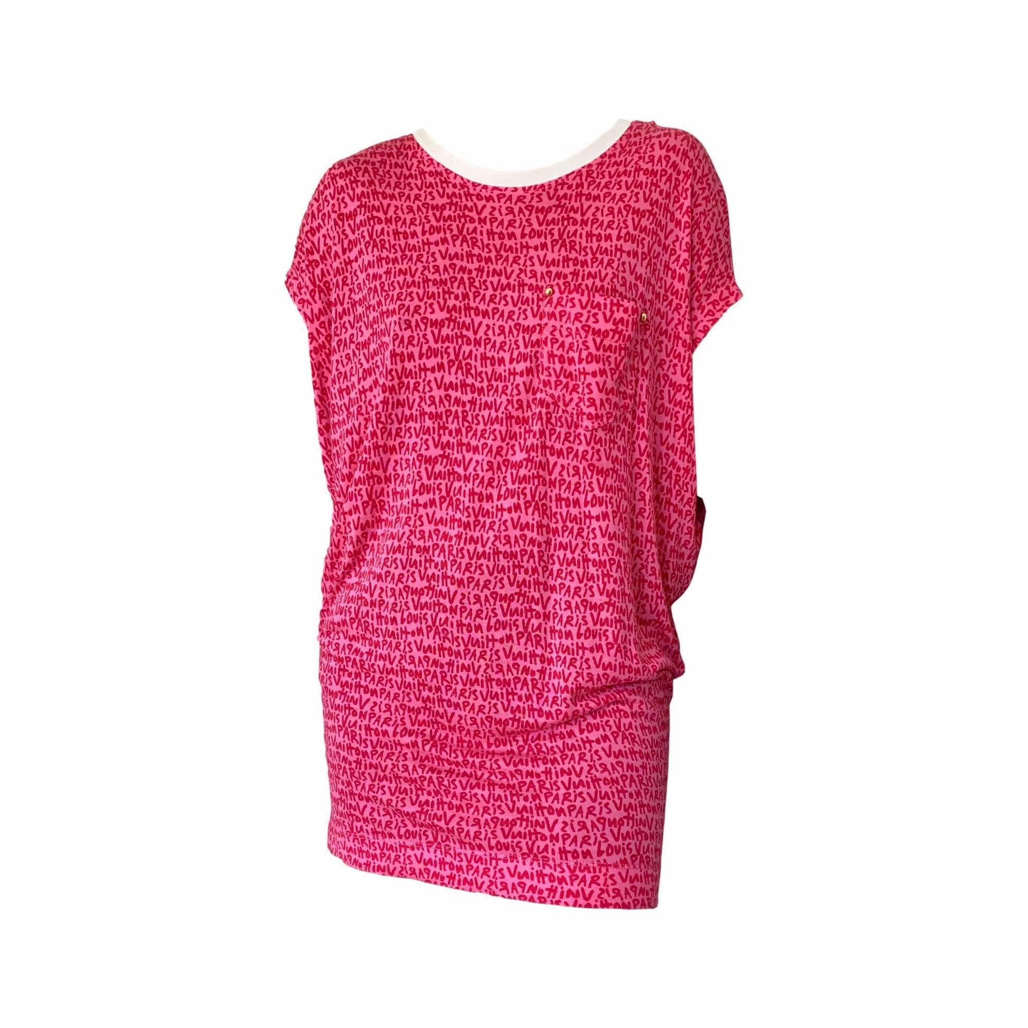 Louis Vuitton Pink T-Shirt Dress - Apparel