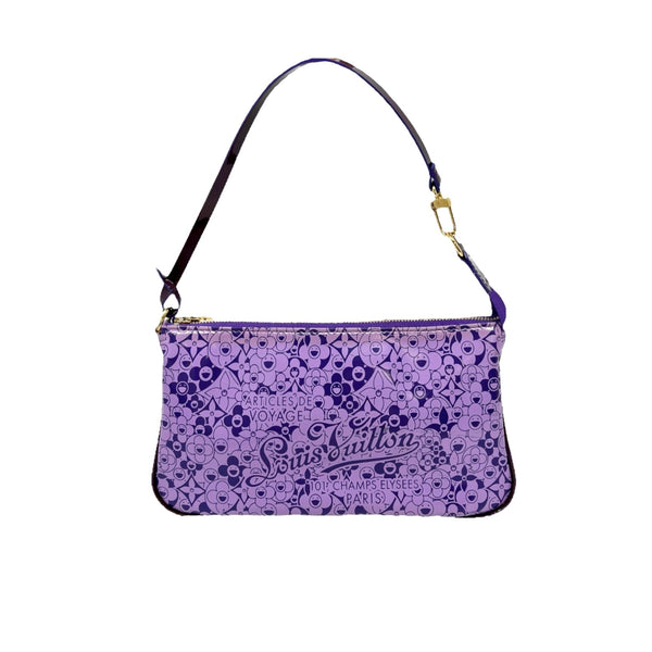 purple and white louis vuitton bag