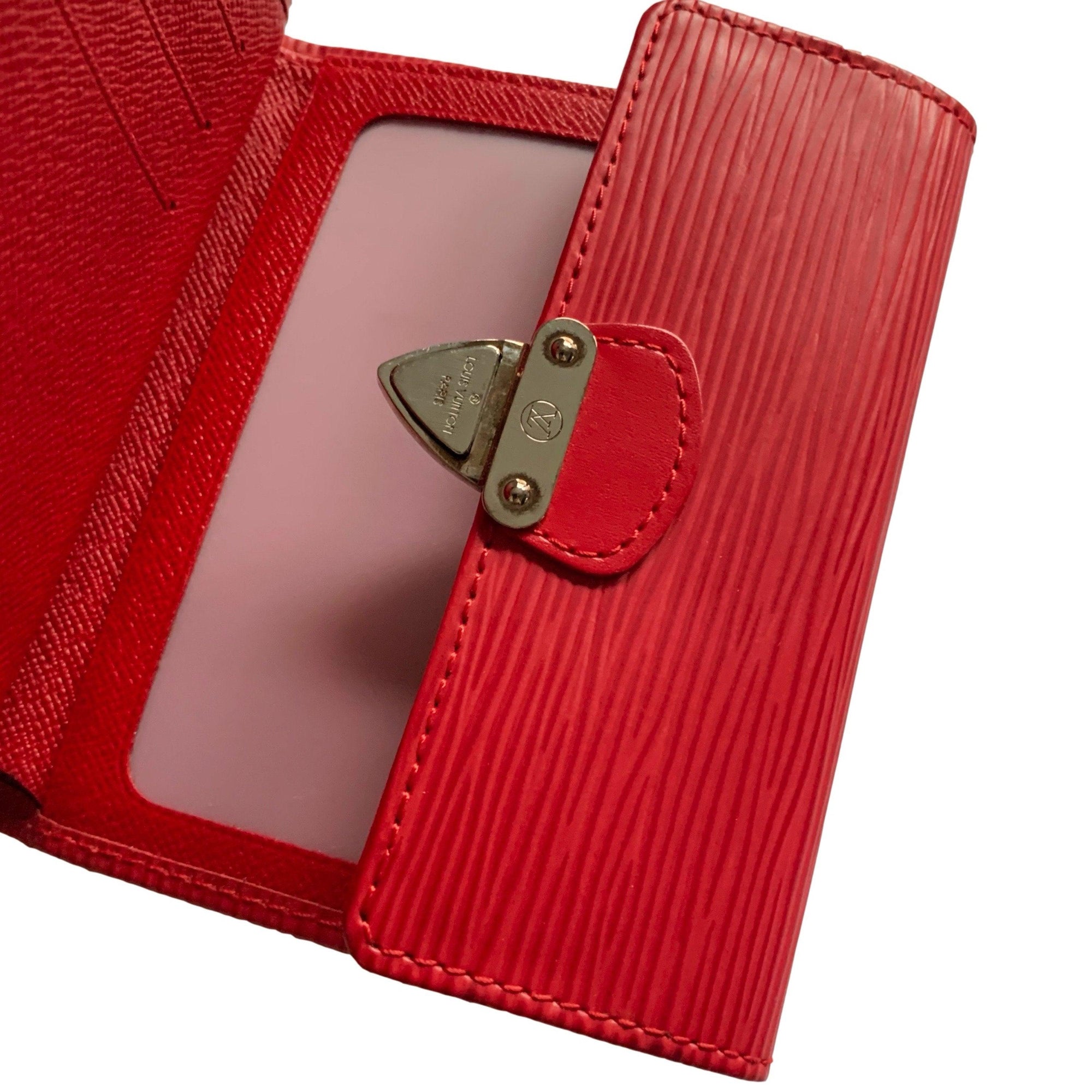 Louis Vuitton Red Epi Leather Wallet - Accessories