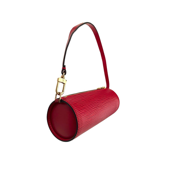 Louis Vuitton Red Epi Micro Cylinder Bag - Handbags