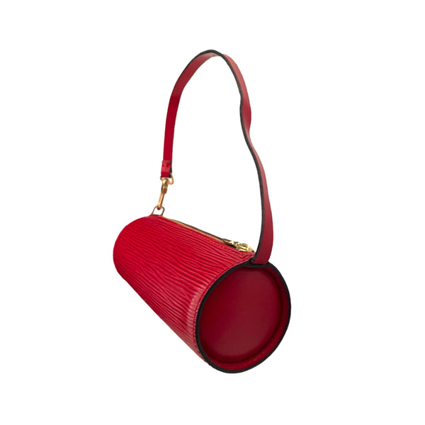 Louis Vuitton Red Epi Micro Cylinder Bag - Handbags