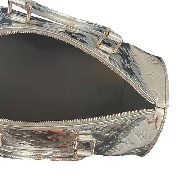 Louis Vuitton Silver Miroir Speedy Bag - Handbags