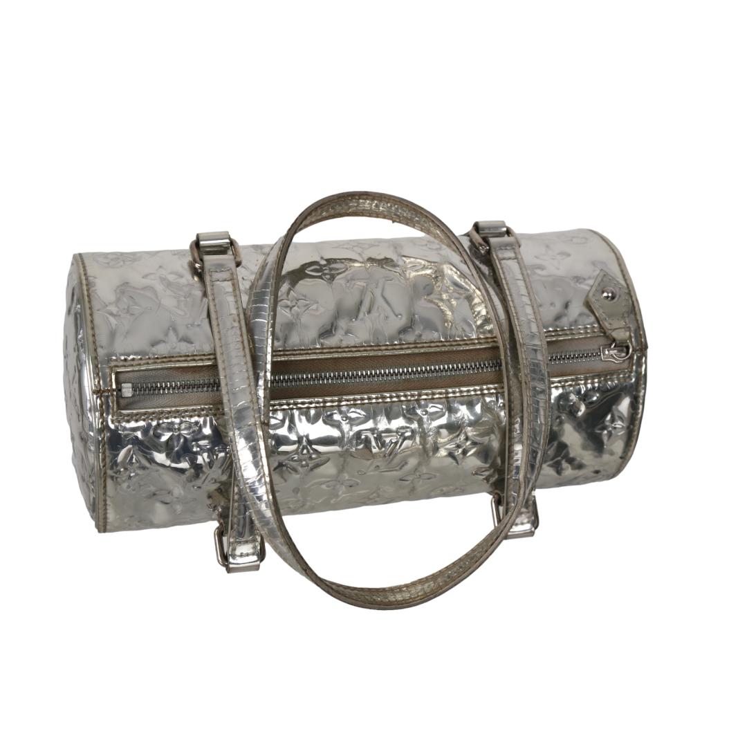 silver monogram miroir papillon bag