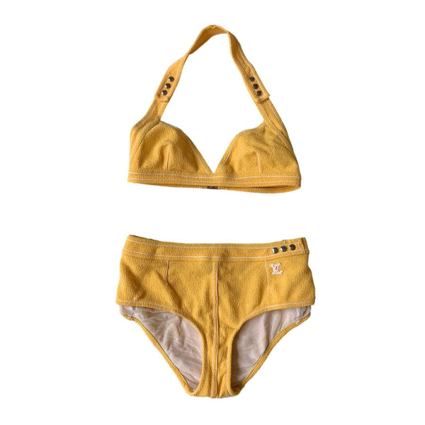 Vintage Louis Vuitton Yellow Logo Bikini – Treasures of NYC