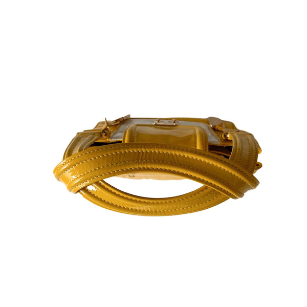 Louis Vuitton Yellow Patent Top Handle Bag - Handbags