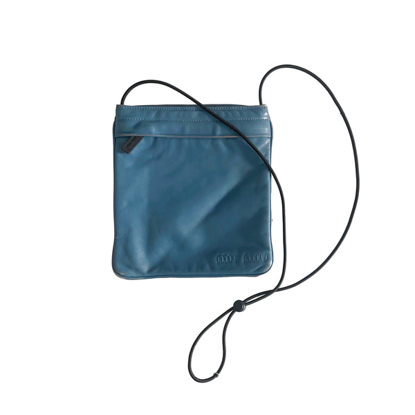 Miu Miu Blue Mini Sport Bag - Handbags